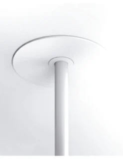 Ventilador de techo empotrado sin luz Rocker Recess - Faro - Blanco con 3 palas, motor ultrasilencioso y mando a distancia