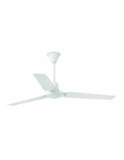 Ventilador de techo Indus - Faro - Ventilador sin luz blanco para habitaciones medianas