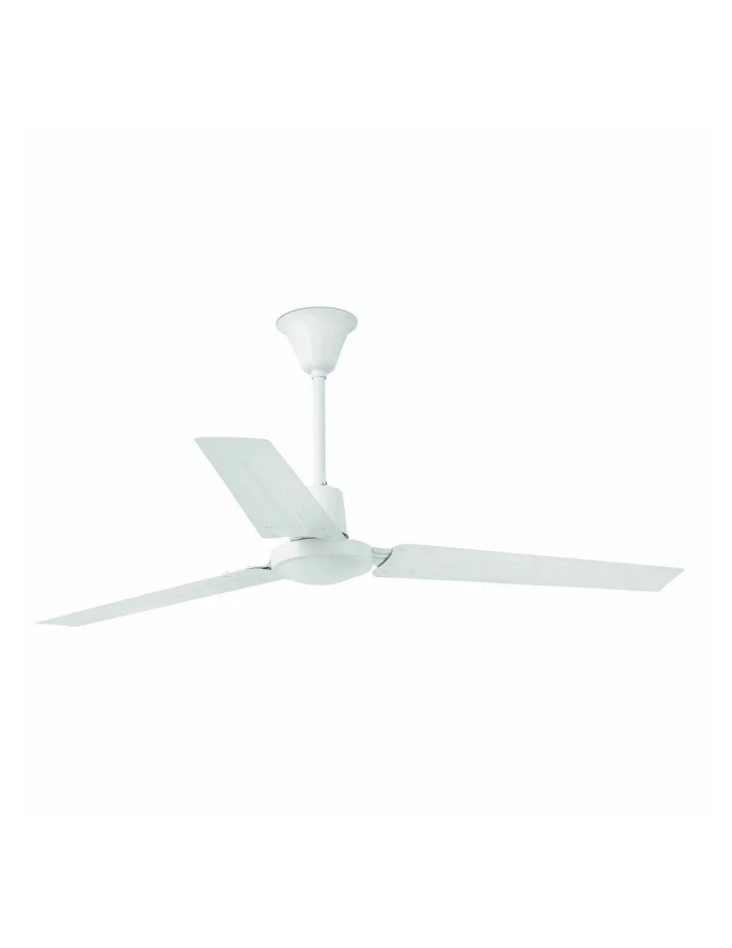 Ventilador de techo Indus - Faro - Ventilador sin luz blanco para habitaciones medianas