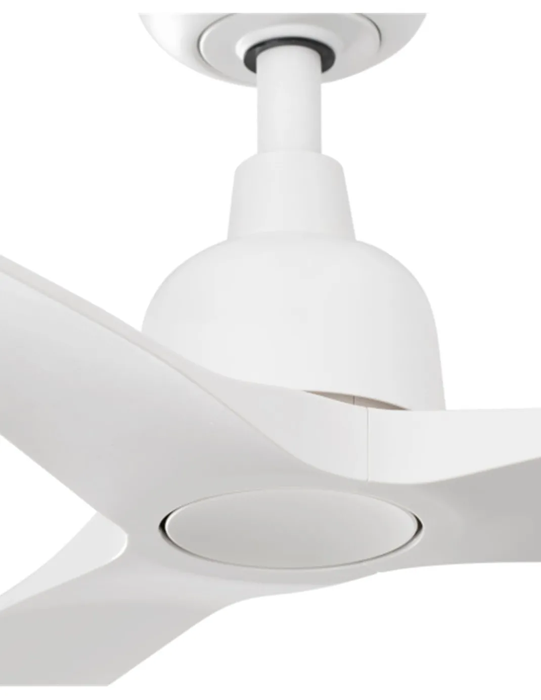 Ventilador de techo inteligente Outwood L - Faro - Ventilador apto exterior (IP44), sin luz, blanco