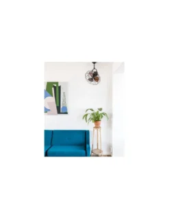 Ventilador de techo Keiki - Faro - Ventilador pequeño y orientable, estilo industrial