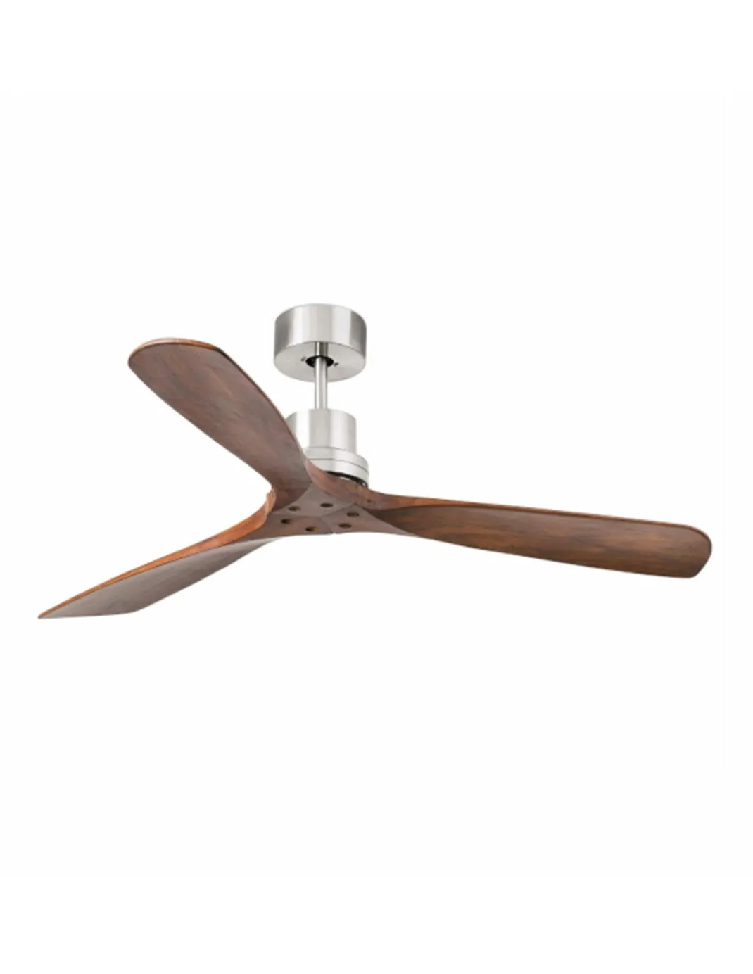 Ventilador de techo Lantau - Faro - 132 cm, níquel mate, 3 palas