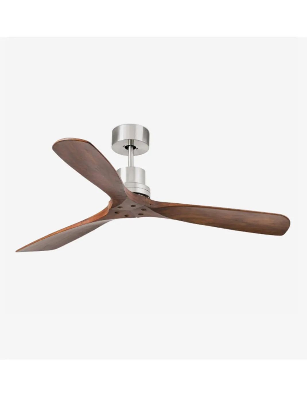 Ventilador de techo Lantau - Faro - 132 cm, níquel mate, 3 palas
