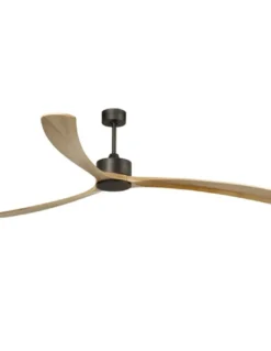 Ventilador de techo marrón Kauai - Faro - Para estancias grandes, eficiente y silencioso, gran caudal de aire