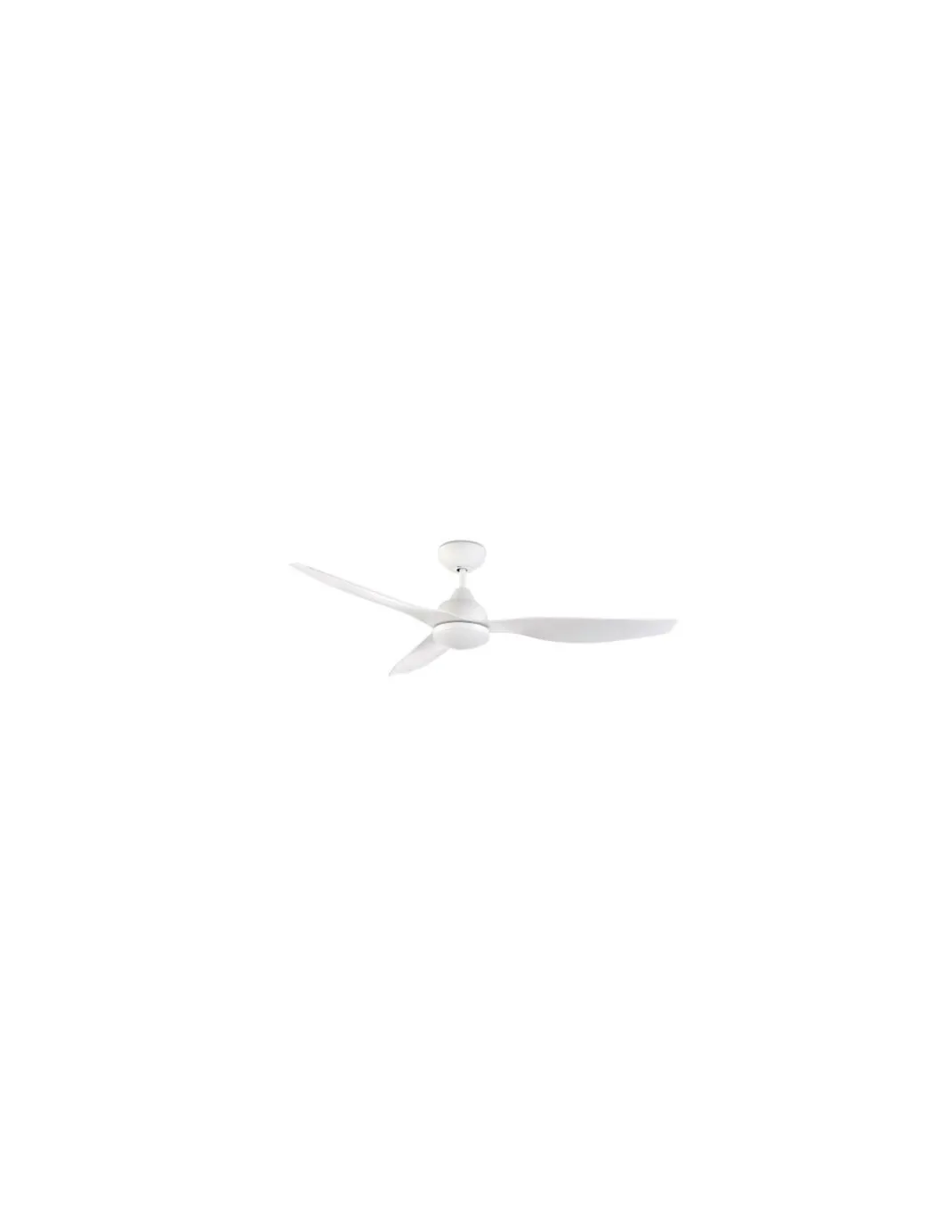 Ventilador de techo Nepal - FORLIGHT - Ventilador grande, con luz y ultrasilencioso, blanco