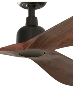 Ventilador de techo Outwood L Smart - Faro - Ventilador DC con palas de nogal, apto exterior (IP44)
