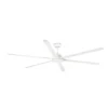 Ventilador de techo Rotterdam 25 XXL - Faro - Ventilador DC blanco, tamaño grande