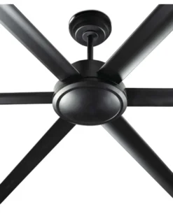 Ventilador de techo Rotterdam 30 XXL - Faro – Ventilador DC negro, apto para espacios superiores a 39 m²