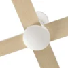 Ventilador de techo Rudder L - Faro - Palas reversible blanco/fresno
