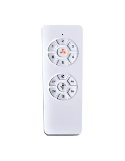 Ventilador de techo sin luz Duero - ALG - Ventilador elegante para exterior en blanco