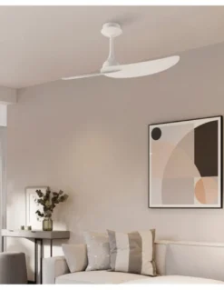 Ventilador de techo sin luz IPANEMA - Mantra - Ventilador silencioso de diseño contemporáneo con 2 aspas reversibles