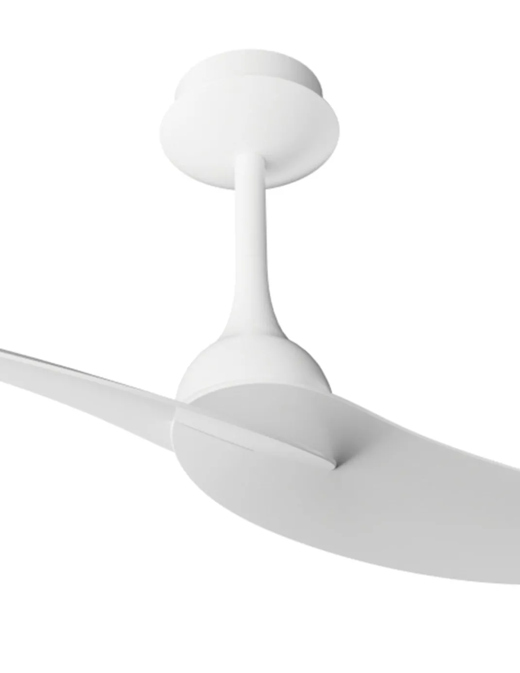 Ventilador de techo sin luz IPANEMA - Mantra - Ventilador silencioso de diseño contemporáneo con 2 aspas reversibles