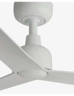 Ventilador de techo sin luz Marine - Faro - Ventilador blanco de exterior ABS