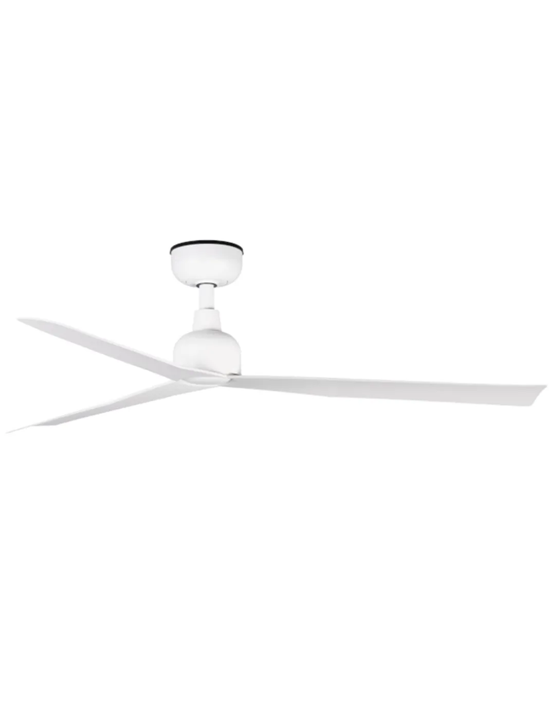 Ventilador de techo sin luz Marine - Faro - Ventilador blanco de exterior ABS