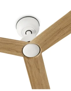 Ventilador de techo sin luz Marine - Faro - Ventilador de exterior con palas haya natural