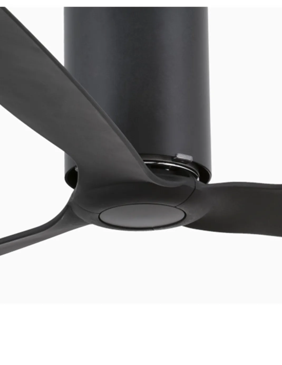 Ventilador de techo sin luz Mini Tube Fan M - Faro - Ventilador DC negro mate