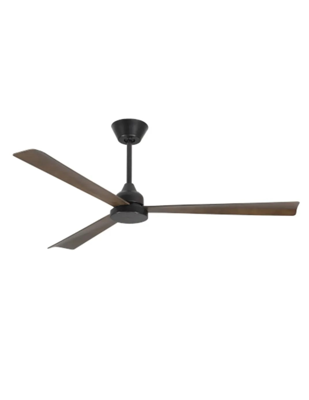 Ventilador de techo sin luz Shadow - FORLIGHT - Ventilador silencioso, color marrón y madera