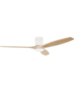 Ventilador de techo Stem Evo - FORLIGHT - Ventilador LED de madera clara