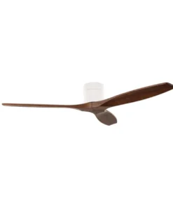 Ventilador de techo Stem Evo - FORLIGHT - Palas de madera oscura, Ø 132 cm