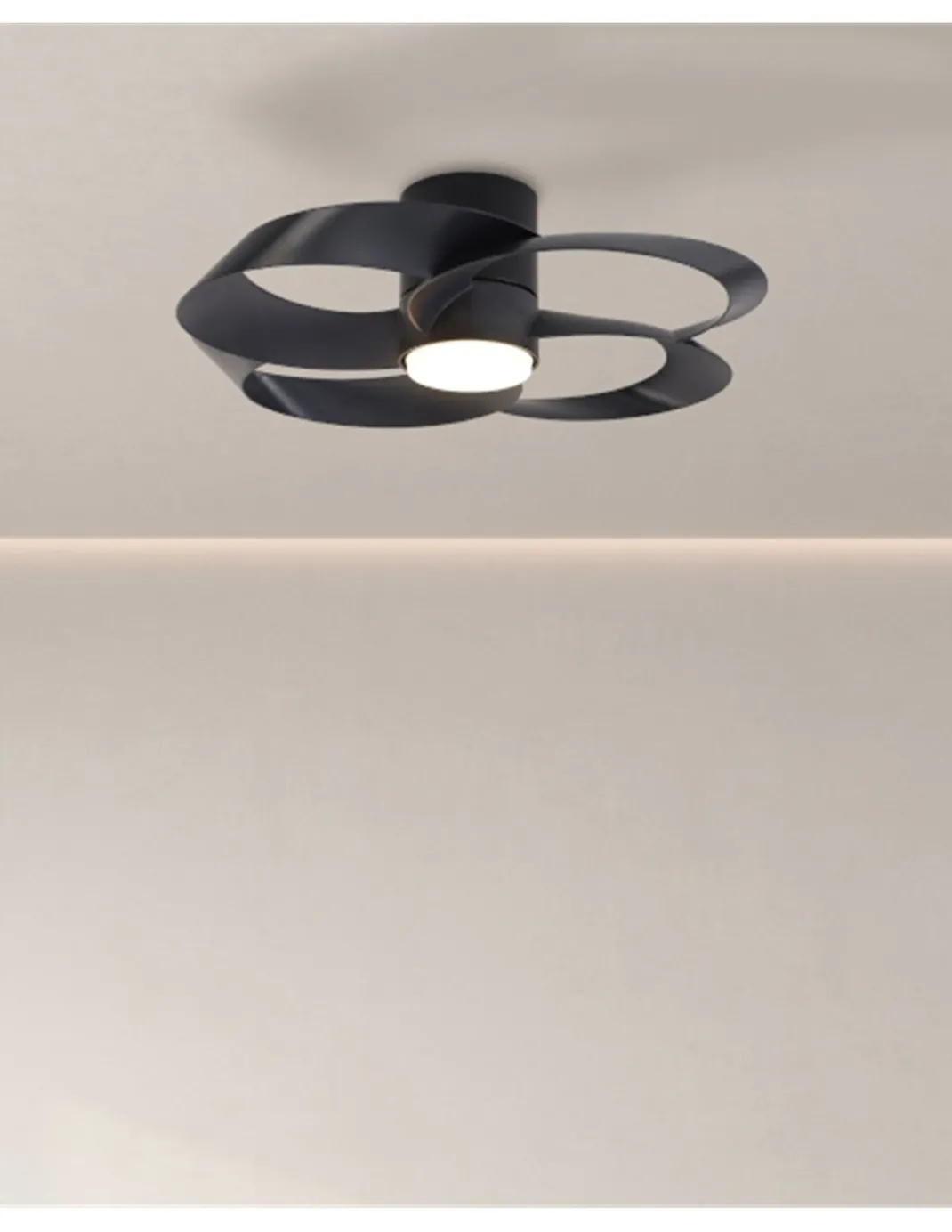 Ventilador Rose - Mantra - Ventilador decorativo silencioso y con luz LED